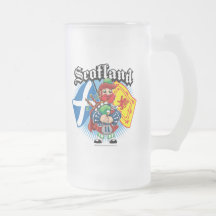 Scotland Flags and Piper Coffee Mugs