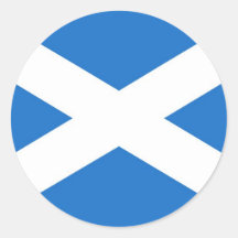 Scotland Round Sticker