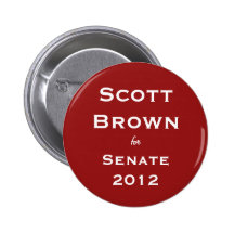 Scott Brown for Senate Button
