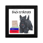 Scottish Terrier Back to School Jewelry Boxes