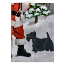 Scottish Terrier Christmas Gifts Cards