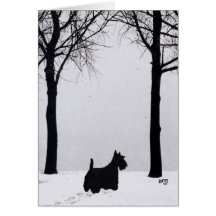 Scottish Terrier Greeting Card
