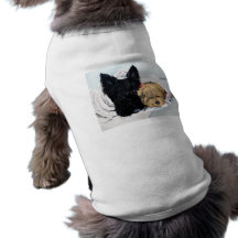 Scottish Terrier & Yorkie Best Friends Doggie T-shirt