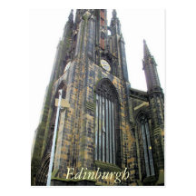 Scotts Monument Edinburgh postcard