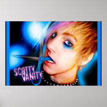 Scotty Vanity Scissors Poster