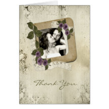Scrap Style Photo Template Greeting Card