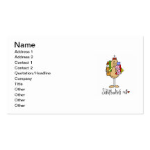 Scrapbooking Nut T-shirts and Gifts Business Card
