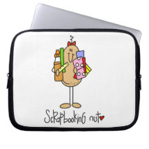 Scrapbooking Nut T-shirts and Gifts Laptop Sleeve