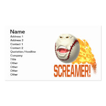 Screamer Business Cards