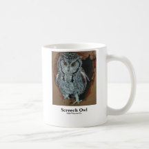 Screech Owl Artwork Mug