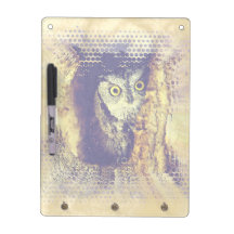 SCREECH OWL Dry Erase Board