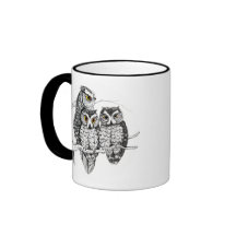 Screech Owl Family Mug