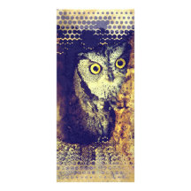 SCREECH OWL Rack Card
