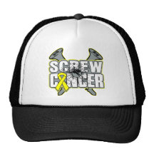 Screw Sarcoma Cancer Trucker Hats