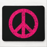 Scribble Stencilled Peace Symbol mousepads