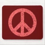 Scribble Stencilled Peace Symbol mousepads