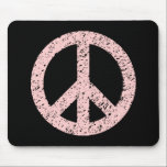 Scribble Stencilled Peace Symbol mousepads