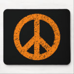 Scribble Stencilled Peace Symbol mousepads