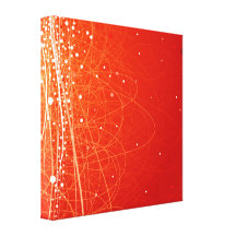 Scribbles and Circles Canvas Print