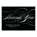 SCRIPT THANKS | WEDDING THANK YOU NOTE CARDS