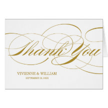 SCRIPT THANKS | WEDDING THANK YOU NOTE CARDS