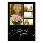 SCRIPTED COLLAGE | WEDDING THANK YOU CARD