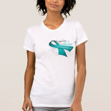 Scroll Ribbon - Tourette Syndrome Awareness Tee Shirts
