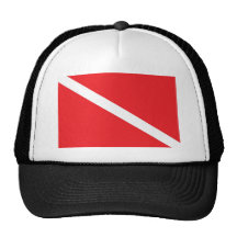SCUBA Dive Flag Mesh Hat