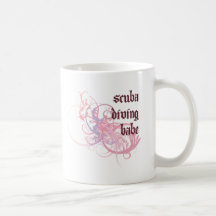 Scuba Diving Babe Coffee Mugs