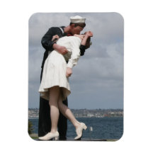 Sculpture Unconditional Surrender in San Diego Vinyl Magnets
