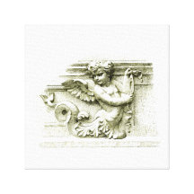 Sea Angel ~ 12X12 Canvas 1.5" Thick Stretched Canvas Print