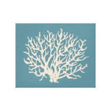 Sea Coral Wall Art Canvas Print