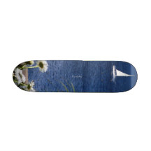 "Sea Daisy Sailboat" Skateboard