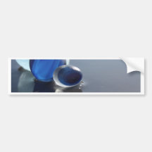 Sea Glass Blues Bumper Sticker