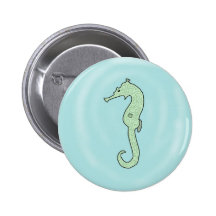 Sea Horse Pinback Buttons