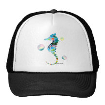 Sea Horse with Bubbles Hat
