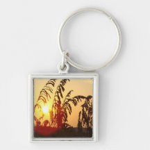 Sea Oat Sunrise Key Chain