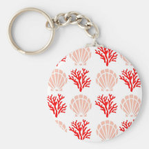 Sea Shells and Coral Key Chains