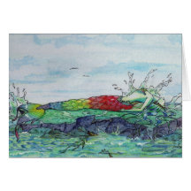 Sea Splash Mermaid Card