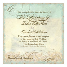 Sea Turtle Modern Coastal Ocean Beach Swirls Style Invitation