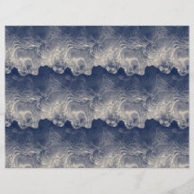 Sea waves texture personalised flyer