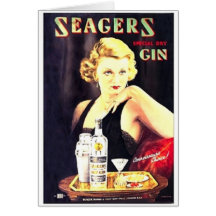 Seager's Gin Greeting Cards