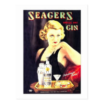 Seager's Gin Postcards
