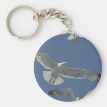 Seagull Flight  Keychain