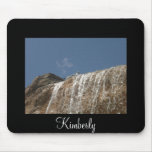 Seagull on waterfall personalised mousepad