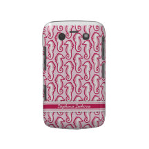 Seahorse Frolic BlackBerry Bold Case-Mate - Pink