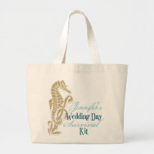 Seahorse Wedding Day Survival Kit Bag