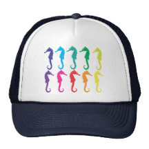 Seahorses Trucker Hats