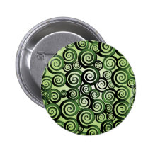 seamles spiral green pin