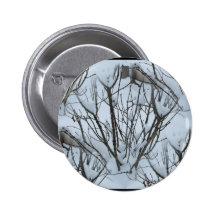 Seamless Frozen Winter Bush Abstract Pin